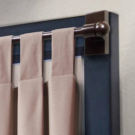 Central Design 0.4375 in. Magnetic Rod, Cocoa - Extends Upto 48 to 84 in. Mag48-07